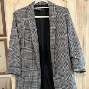 Blank NYC plaid jacket. Medium. Excellent condition
